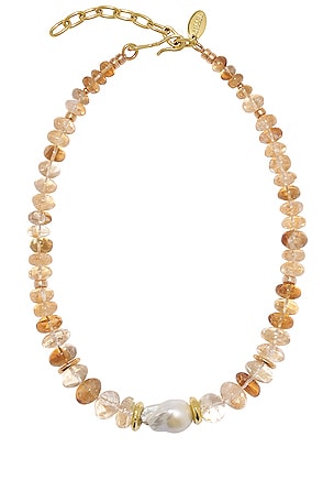 Lizzie Fortunato Sol Necklace in Citrine | REVOLVE
