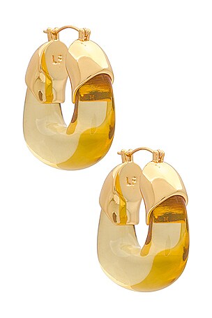 Lizzie Fortunato Organic Hoops in Apple | REVOLVE
