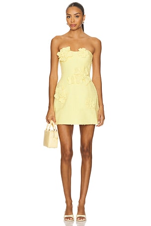 Rosario Petal Bustier Mini Dress LEO LIN