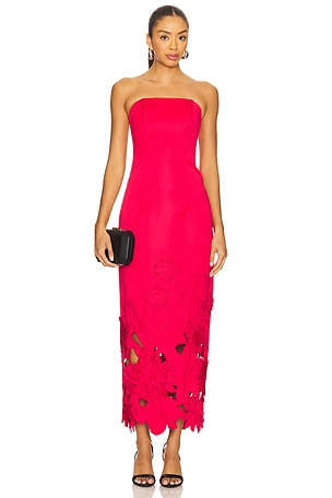 Zayna Applique Bustier Maxi Dress LEO LIN