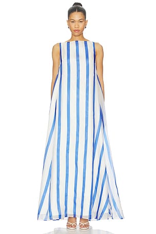 LEO Len ROBE DE SOIRÉE YUMEI en Marine