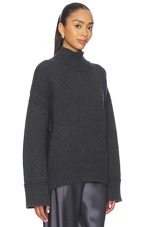 La Ligne Heavy Weight Turtleneck in Charcoal. Size XS. Also