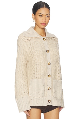 La Ligne GILET NUAGE en Fauve