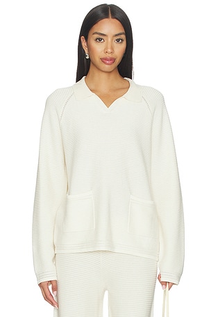 Crochet Collared Pullover La Ligne