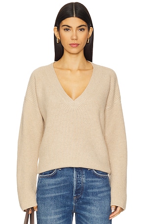 Toujours Mini V Neck Sweater La Ligne