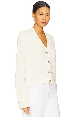 La Ligne Jill Cardigan in Cream. Size XXS. Also