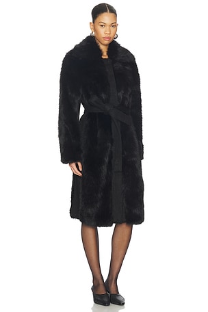 La Ligne Alpine Coat in Black. Size XS/S. Also