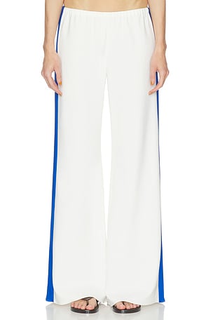 La Ligne Side Stripe Colby in Ivory,Royal