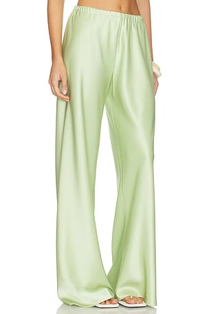 La Ligne Double Face Satin Colby in Mint