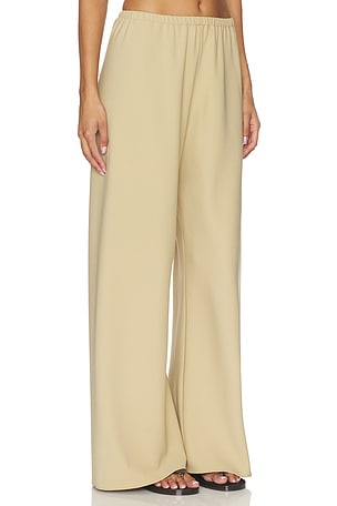 La Ligne Crepe Colby Pants in Beige