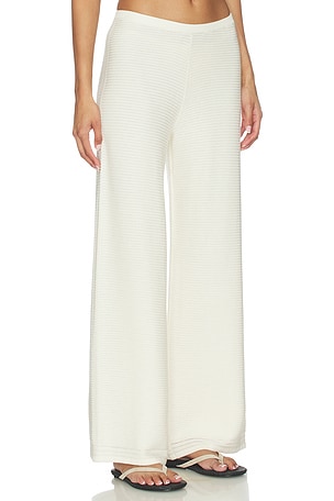 La Ligne Crochet Pant in Ivory
