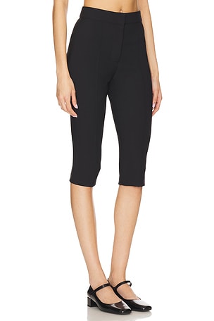 La Ligne Pedal Pusher Pant in Black