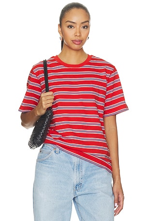 Striped Oversized Boyfriend Tee La Ligne