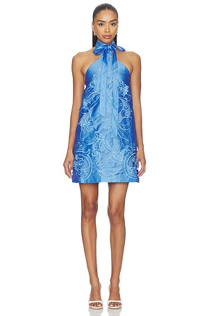 Lola Applique Halterneck Mini Dress LEO LIN