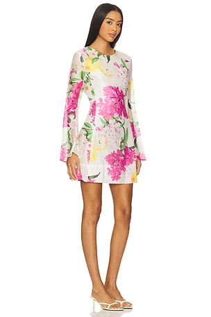 LEO LIN Suzanne Mini Dress in Sage. Size Aus 8/US 4. Also