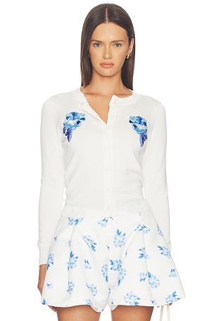 Claire Embellished Knit Cardigan LEO LIN