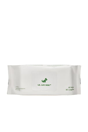 Pet Wipes 80 Count Lil Luv Dog