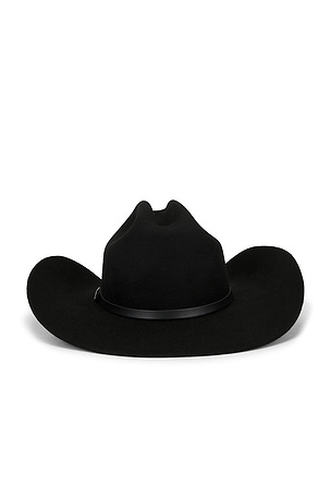 Larry Mahan 3X Premium Wool Oplin 4 Cowboy Hat in Black