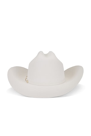 Larry Mahan 6X Real 4 Cowboy Hat in White