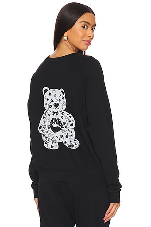 Anela Raglan F U Bear Crew Neck Lauren Moshi