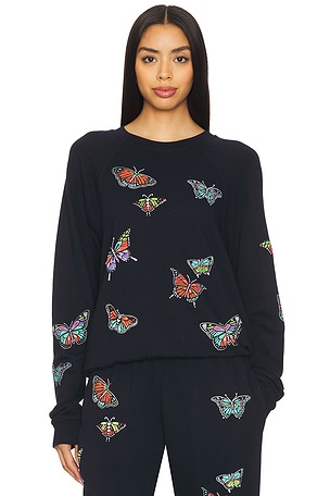 Anela Vintage Butterflies Pullover Lauren Moshi