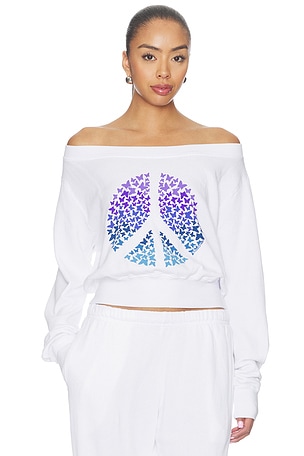 Bronwyn Off The Shoulder Sweatshirt Lauren Moshi