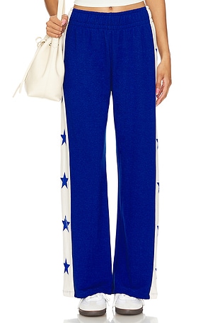 Lauren Moshi Tawny Track Pant in Blue
