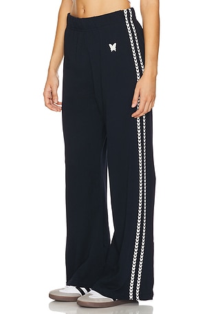 Lauren Moshi Martina Butterfly Happyface Pants in Navy