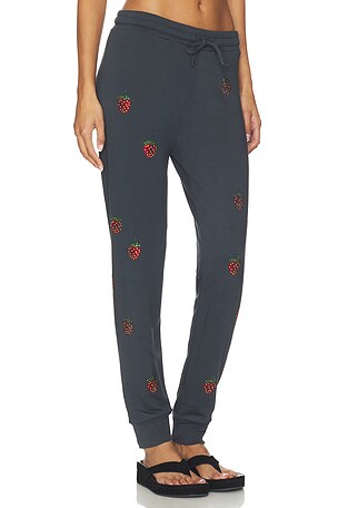 Lauren Moshi Jess Lounge Pant in Black
