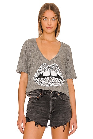 CAMISETA BRIXTON SKULL LIP Lauren Moshi