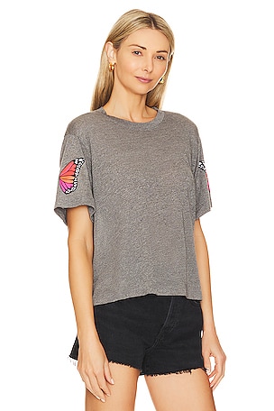 Lauren Moshi Linnea Tee in Grey