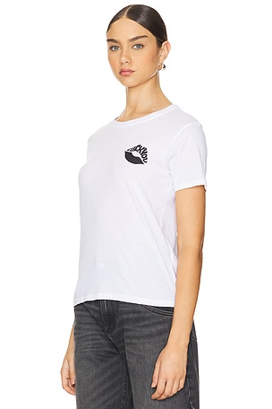Lauren Moshi Ursula Fxck You Baby Tee in White