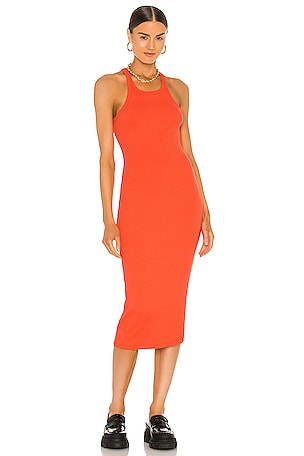 Skinny Racer Midi Tank Dress LNA