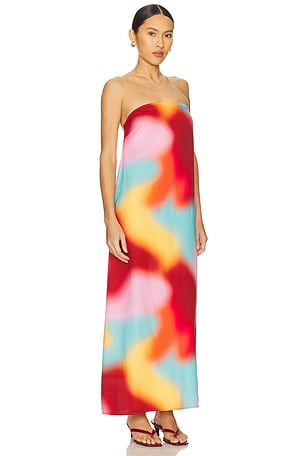 LNA Ekana Dress in Red