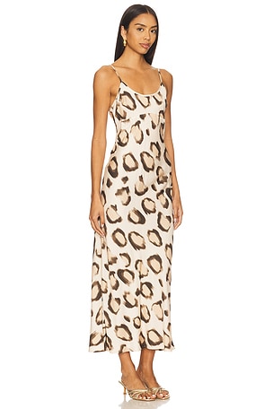 LNA Josie Slip Dress in Brown