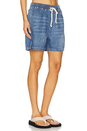 LNA Presley Longline Short in Blue