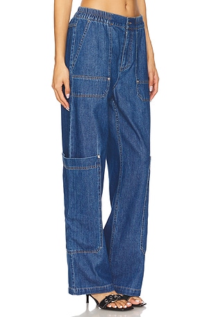 LNA Ryleigh Utility Pant in Blue