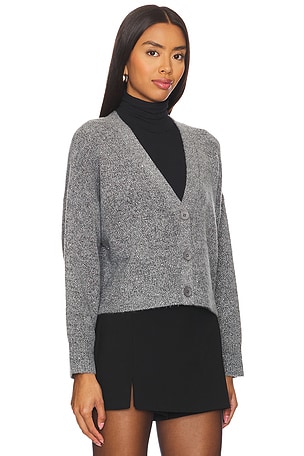 LNA Kiya Sparkle Cardigan in Grey