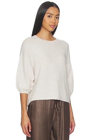 LNA Coco Sweater in Light Grey