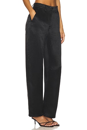 LNA Kait Shine Pant in Black