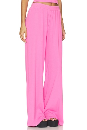 LNA Base Rib Pant in Pink