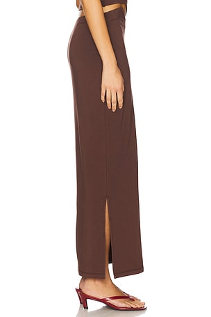 LNA Naomi Skirt in Brown
