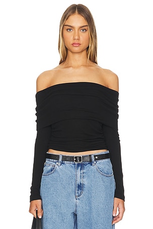 Liya Ribbed Fold Over Top LNA