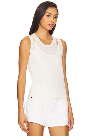LNA Maris Tank in White. Size XS. Also