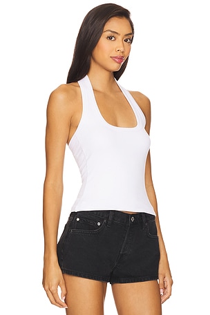 LNA x REVOLVE Bradley Halter Top in White. Size XS. Also