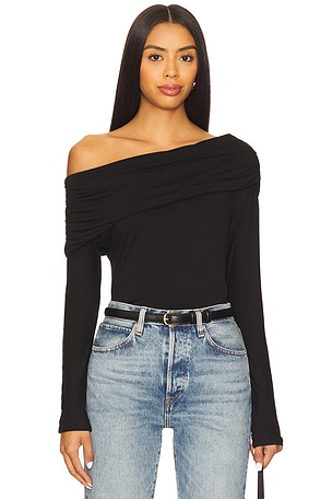 Giselle Drop Shoulder Long Sleeve Top LNA