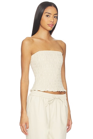 LNA Gigi Tube Top in Cream