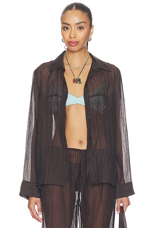 Sylvee Sheer Button Up LNA