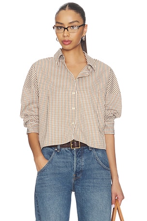 Kayleigh Check Blouse LNA