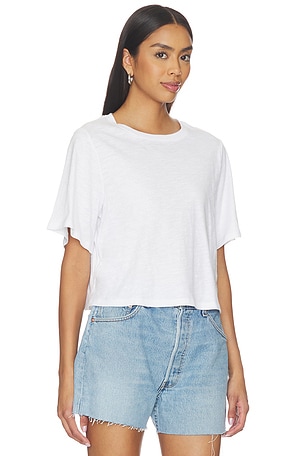 LN/A camiseta de algodón willa en color blanco